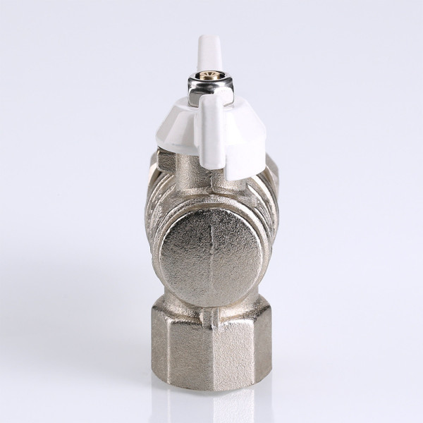 Кран угловой 3/4" шаровый со сгоном Valtec Base (белая бабочка) VT.228.NW.05 Кран угловой 3/4" шаровый со сгоном Valtec Base (белая бабочка) VT.228.NW.05