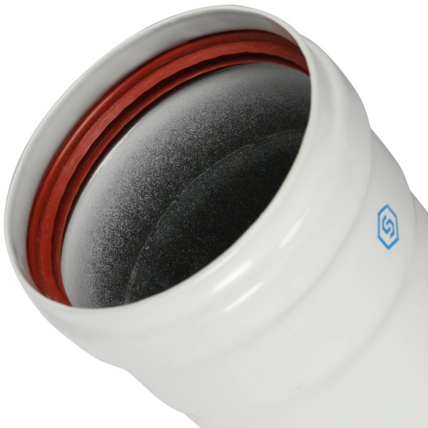 Элемент дымохода Stout DN80 труба 2000 мм п/м (SCA-0080-002000)