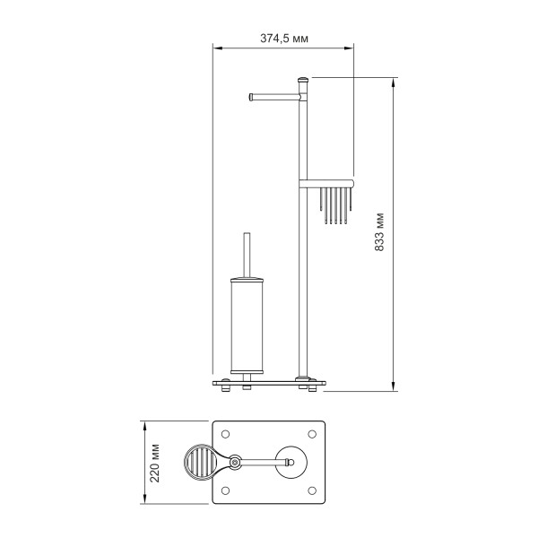 Стойка WasserKRAFT (K-1264W)