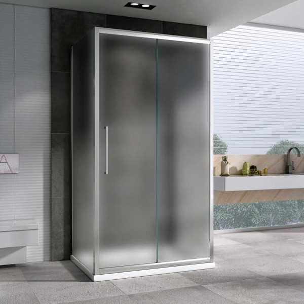 Душевой уголок Abber Schwarzer Diamant 80x110 стекло матовое, профиль профиль хром (AG30110MH-S80M-S80M) Душевой уголок Abber Schwarzer Diamant 80x110 стекло матовое, профиль профиль хром (AG30110MH-S80M-S80M)