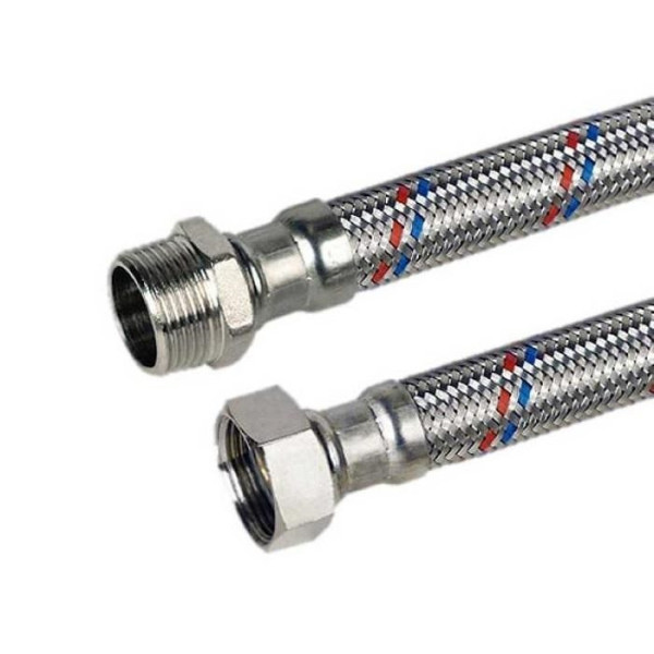 Подводка гибкая для воды 1500 мм. 1/2" ВН (стальная оплетка) Tucai (8389)