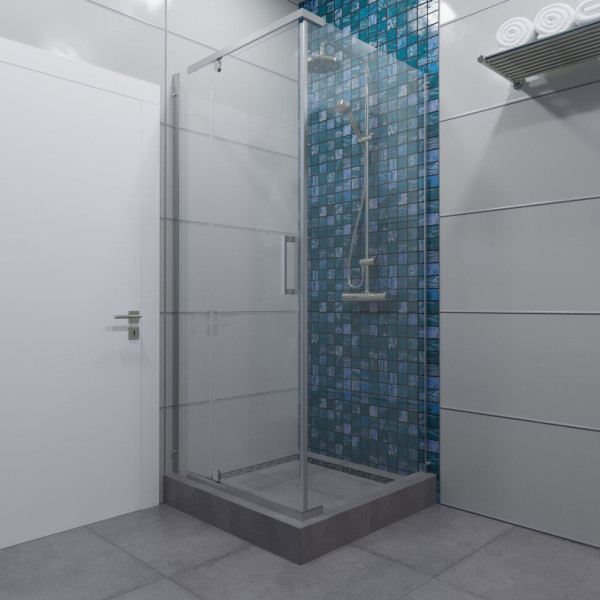 Душевой уголок Triton Терра 90x90 стекло прозрачное, профиль хром (DK281) Душевой уголок Triton Терра 90x90 стекло прозрачное, профиль хром (DK281)