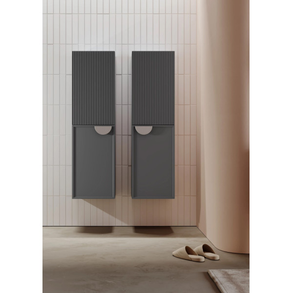 Пенал подвесной Orka Molino 400x320x1380 антрацит матовый (3006329)