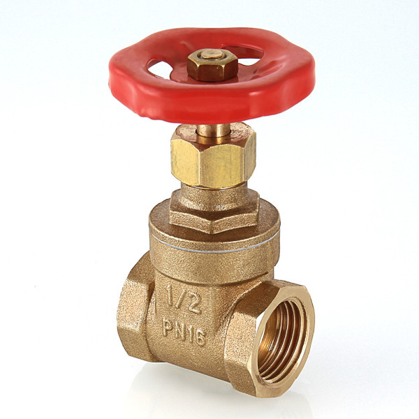 Задвижка клиновая 3/4" Valtec (красная рукоятка) VT.012.G.05