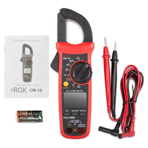 Клещи токовые RGK CM-10 (776417) Клещи токовые RGK CM-10 (776417)