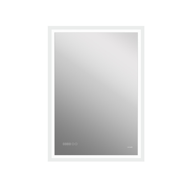 Зеркало Cersanit LED 080 Design Pro 60x85 с подсветкой с часами с антизапотеванием