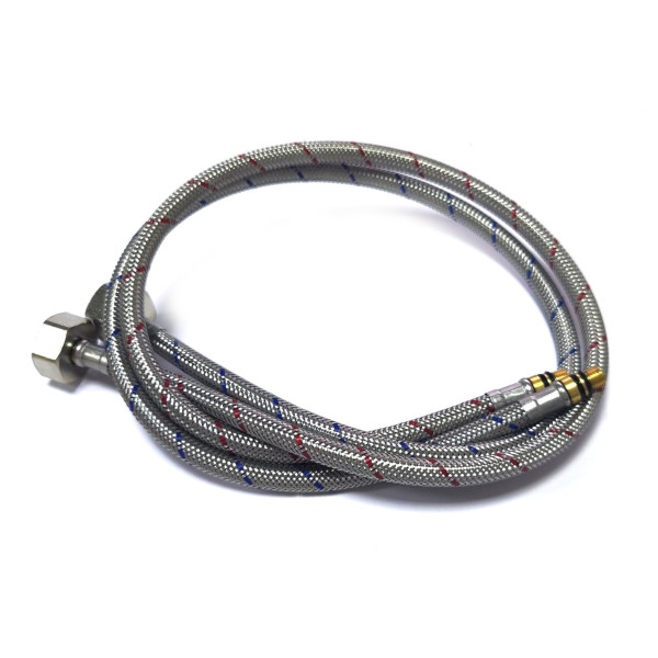 Подводка гибкая для воды Aquatek 700 мм. 1/2"*M8 ВН (нерж.сталь) (5942SP)