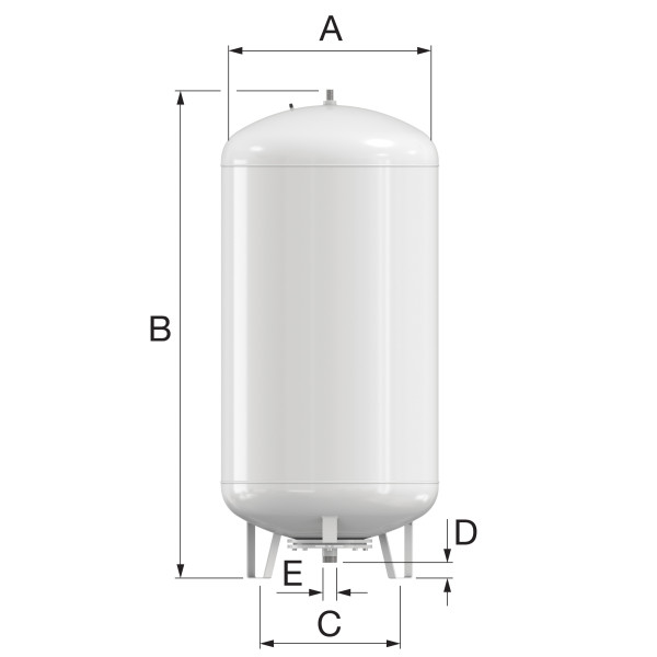 Бак расширительный Flamco для систем водоснабжения Airfix RP-D 140 л. 4/8 бар (26068RU)