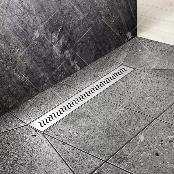 Душевой лоток RGW SDR-01-80-E1 на ножках, с решеткой хром (21210180-01)