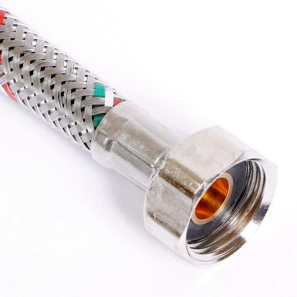 Подводка гибкая для смесителя Uni-Fitt 400 мм (1/2"*МL10х1 удл. штуцер DN 8 оплётка из нерж. стали (503S2804)