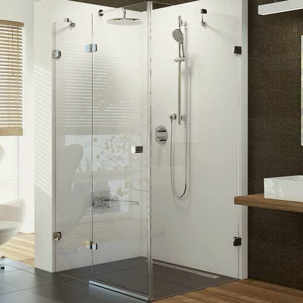 Душевой уголок Ravak Brilliant 90x90x195 стекло прозрачное, профиль хром (0UL77A0Z1)