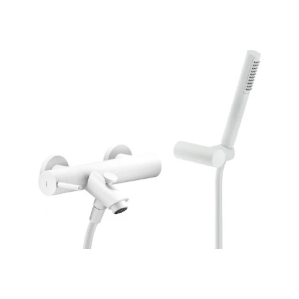 Смеситель для ванны и душа Nobili Live хром, с душевым набором (LV00110WM) Смеситель для ванны и душа Nobili Live хром, с душевым набором (LV00110WM)