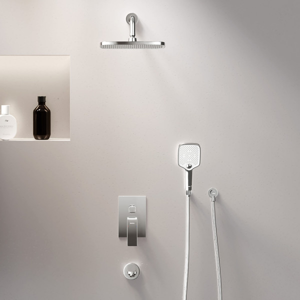 Душевая система Damixa Gala с душевым набором хром (953510000) Душевая система Damixa Gala с душевым набором хром (953510000)