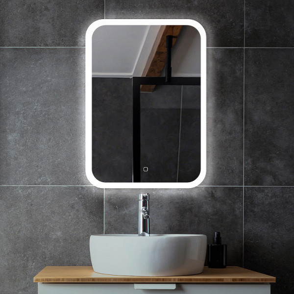 Зеркало Azario Стив 50x70 сенсорный выключатель (LED-00002916)