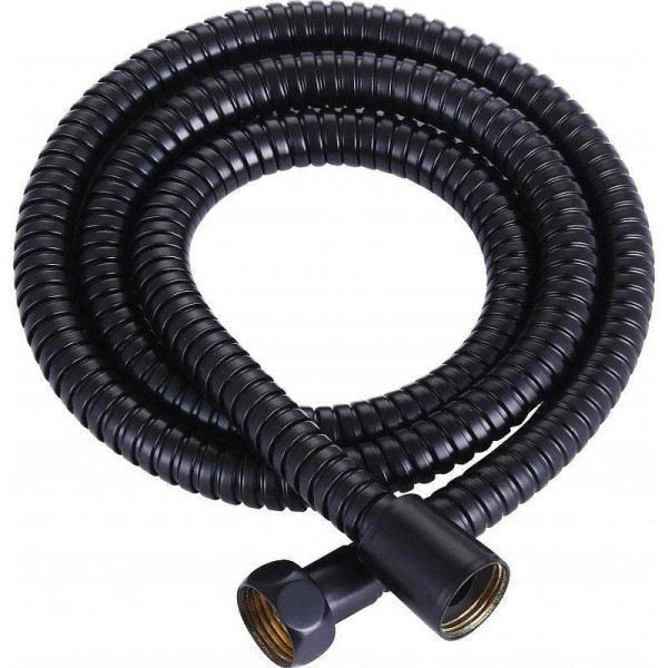 Душевой шланг Ceazares металлизированный, 2,0 м, чёрный матовый (CZR-FMM-200-NOP)