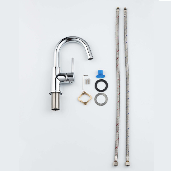 Смеситель для раковины Aquatek Европа хром (AQ1307CR)