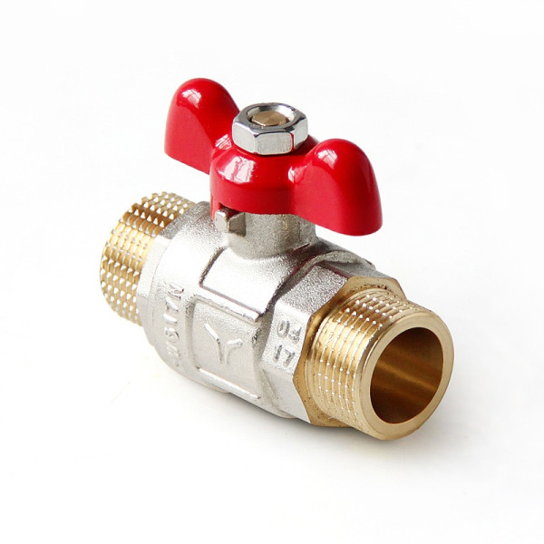 Кран 1" НН шаровый Pro Aqua (красная бабочка) (FWB67-M25-M25x) Кран 1" НН шаровый Pro Aqua (красная бабочка) (FWB67-M25-M25x)