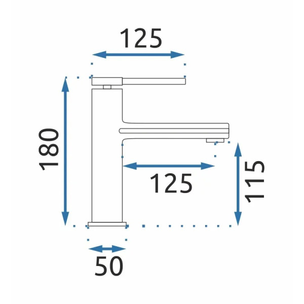 Смеситель для раковины REA Oval gold (REA-B6515) Смеситель для раковины REA Oval gold (REA-B6515)