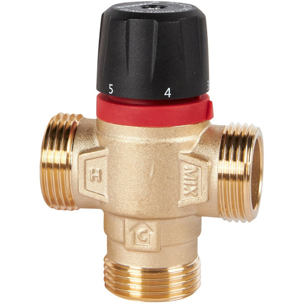 Вентиль термостатический смесительный Rommer 1" НН 20-43 С, KV 2,5 (боковое смешивание) (RVM-0231-254325) Вентиль термостатический смесительный Rommer 1" НН 20-43 С, KV 2,5 (боковое смешивание) (RVM-0231-254325)