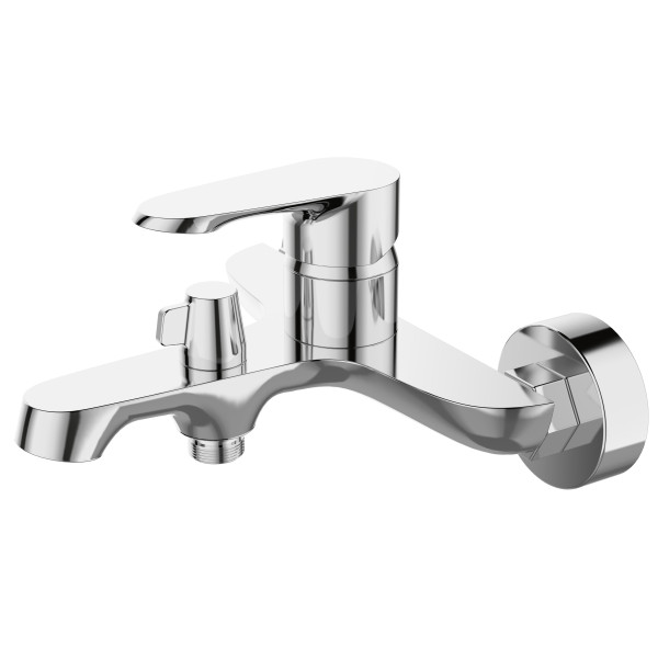 Смеситель для ванны и душа Esko Doha хром (DH54)