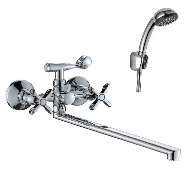 Смеситель для ванны и душа Rossinka RS42-80 с душевым комплектом (RS42-80) Смеситель для ванны и душа Rossinka RS42-80 с душевым комплектом (RS42-80)