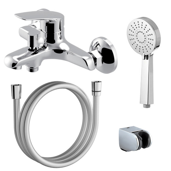 Смеситель для ванны и душа Azario Tavira хром (AZ-WKE238040C) Смеситель для ванны и душа Azario Tavira хром (AZ-WKE238040C)