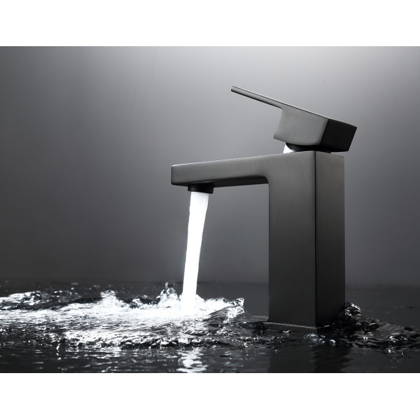 Смеситель для раковины Abber Daheim черный (AF8210B)