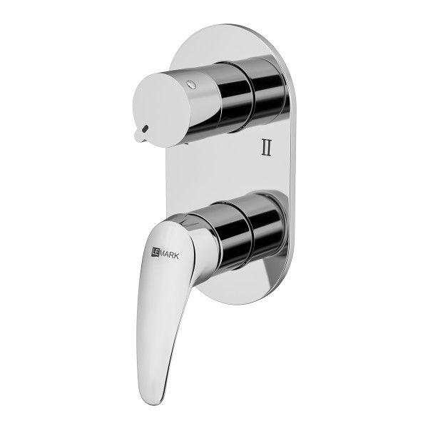 Смеситель для ванны и душа Lemark Linara хром (LM0427C) Смеситель для ванны и душа Lemark Linara хром (LM0427C)