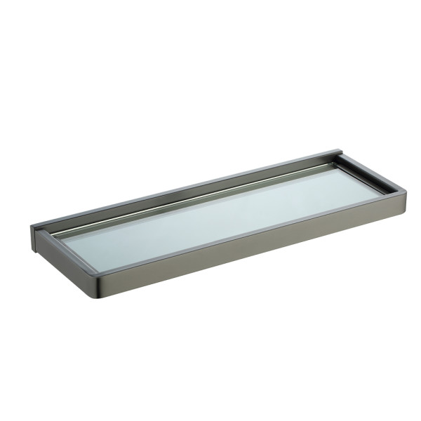 Полка стеклянная Abber Westen никель (AA1759NG)