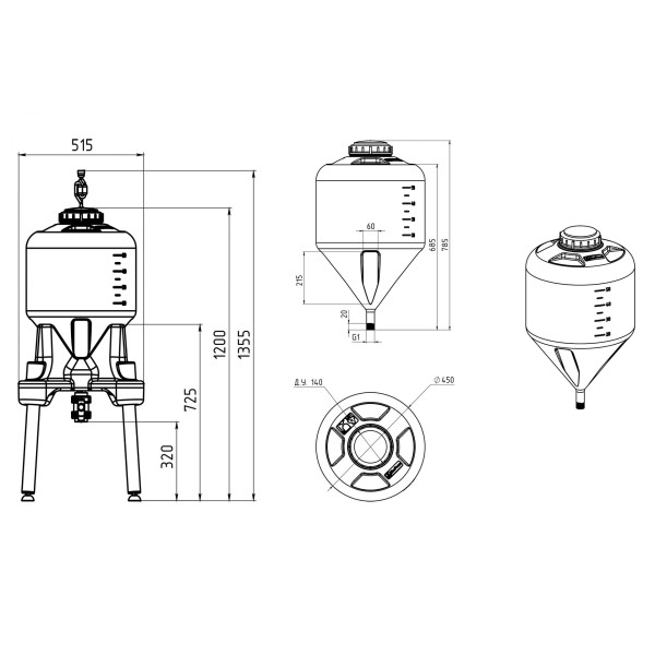 Комплект ЭкоПром ЦКТ 60 л. премиум (113.0003.000.0) Комплект ЭкоПром ЦКТ 60 л. премиум (113.0003.000.0)