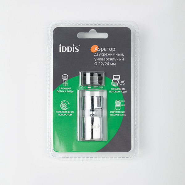 Аэратор Iddis Optima Home хром (996P22S2SMDR) Аэратор Iddis Optima Home хром (996P22S2SMDR)