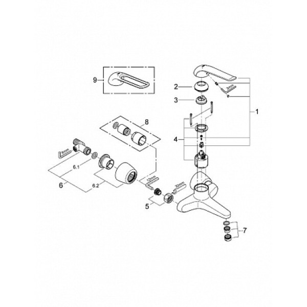 Смеситель для раковины Grohe Euroeco Special Relaunch (32779000)