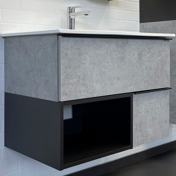 Тумба подвесная с раковиной Comforty Франкфурт 750x465x560 дуб светлый (00-00011080) Тумба подвесная с раковиной Comforty Франкфурт 750x465x560 дуб светлый (00-00011080)