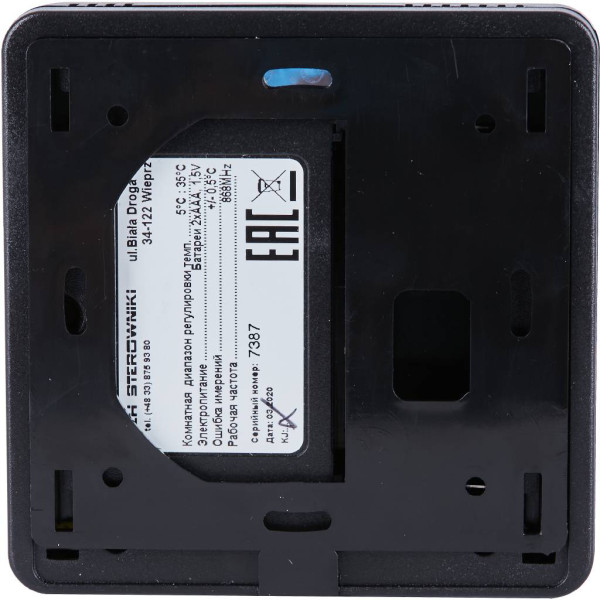 Терморегулятор Stout беспроводной комнатный R-8b, черный, 2xAAA (STE-0101-008002) Терморегулятор Stout беспроводной комнатный R-8b, черный, 2xAAA (STE-0101-008002)