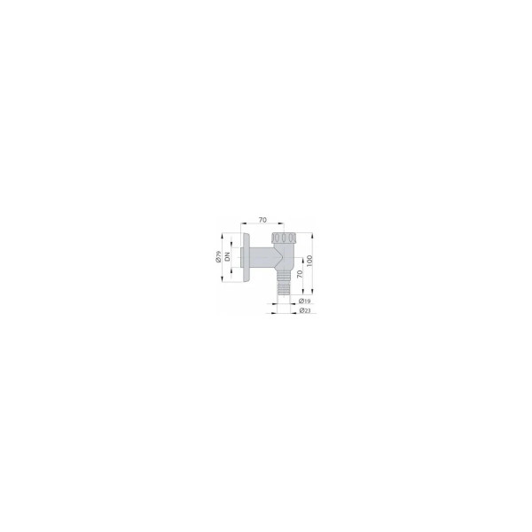 Сифон для подключения бытовой техники Miano 32 мм. пластик, хром (M0401) Сифон для подключения бытовой техники Miano 32 мм. пластик, хром (M0401)