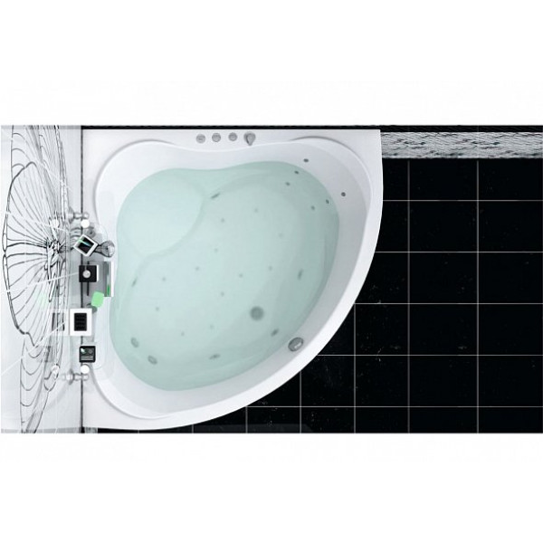 Ванна акриловая Aquanet Malta New 150х150 без гидромассажа Ванна акриловая Aquanet Malta New 150х150 без гидромассажа