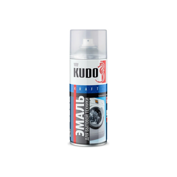 Эмаль для бытовой техники ремонтная KUDO 520 мл. (белая) (KU-1311)