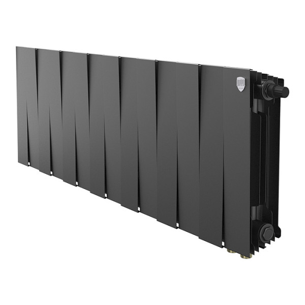 Радиатор биметаллический Royal Thermo PianoForte 300 Чёрный VR80 (14 секций) (RTPBVR803030014)