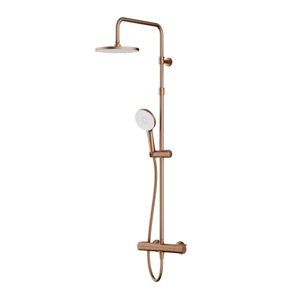 Душевая система AM.PM X-Joy с душевым набором розовое золото (F0785A444)