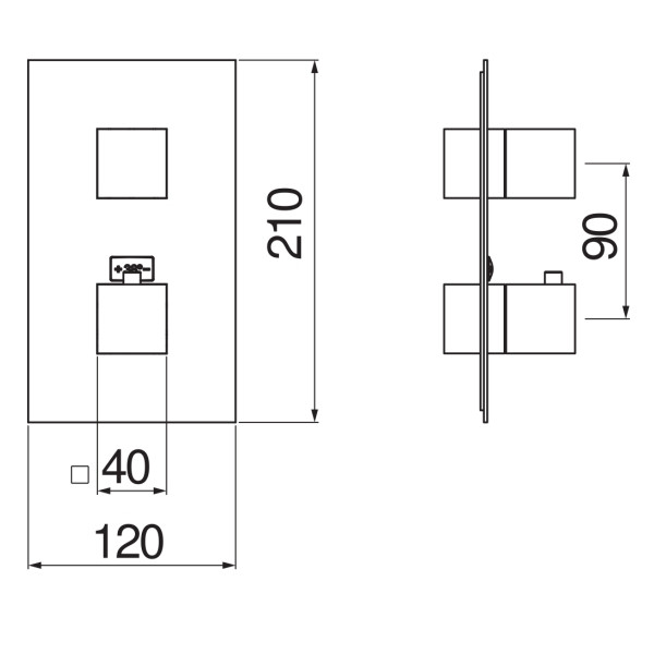 Смеситель для ванны и душа Nobili Seven хром (WE00102/QCR) Смеситель для ванны и душа Nobili Seven хром (WE00102/QCR)