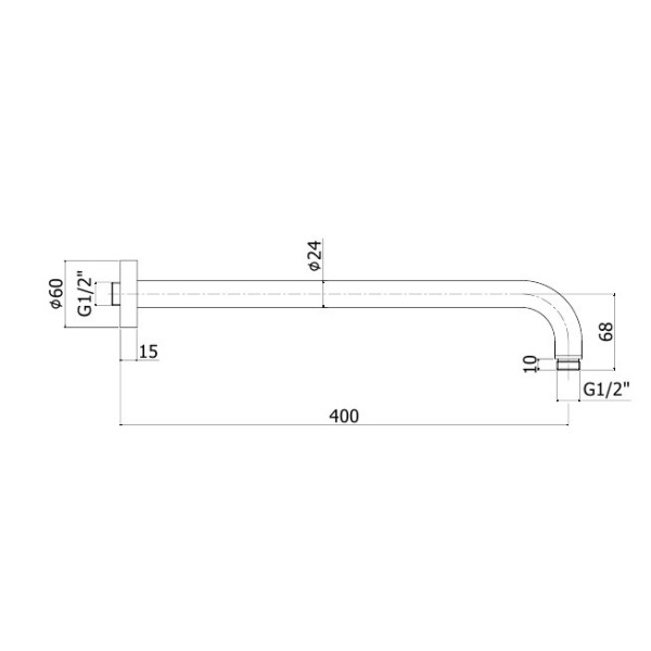 Настенный держатель Paffoni Lusso черный ( ZSOF034NO)