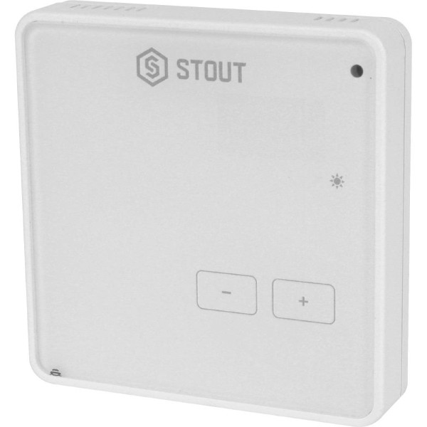 Терморегулятор Stout проводной комнатный R-10z, белый (STE-0101-010003)