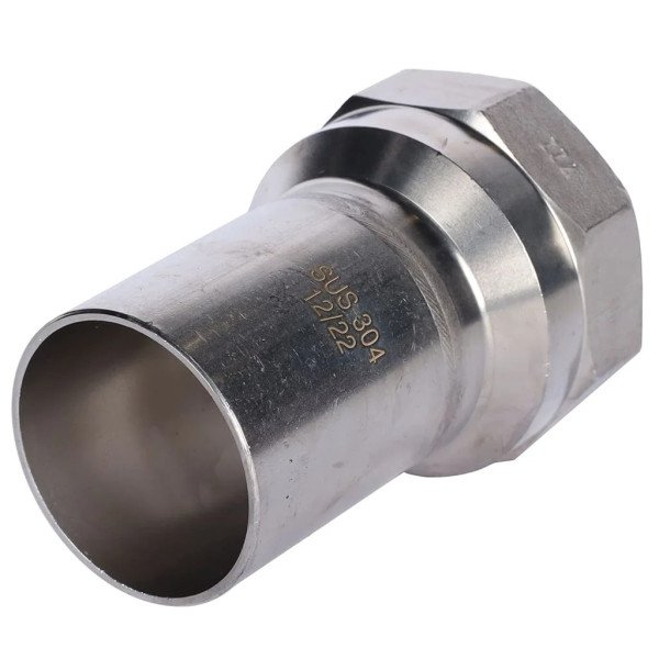 Вставка резьбовая 42х1 1/2"В Rommer из нержавеющей стали (пресс) (RSS-0023-042112) Вставка резьбовая 42х1 1/2"В Rommer из нержавеющей стали (пресс) (RSS-0023-042112)