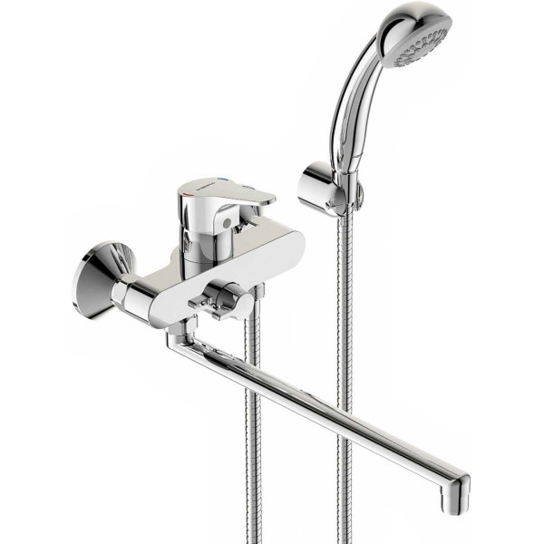 Смеситель для ванны и душа Vidima Next с душевым комплектом (BA372AA)