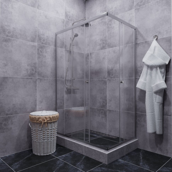 Душевой уголок Triton Вента 120x80 стекло прозрачное, профиль хром (DK297)