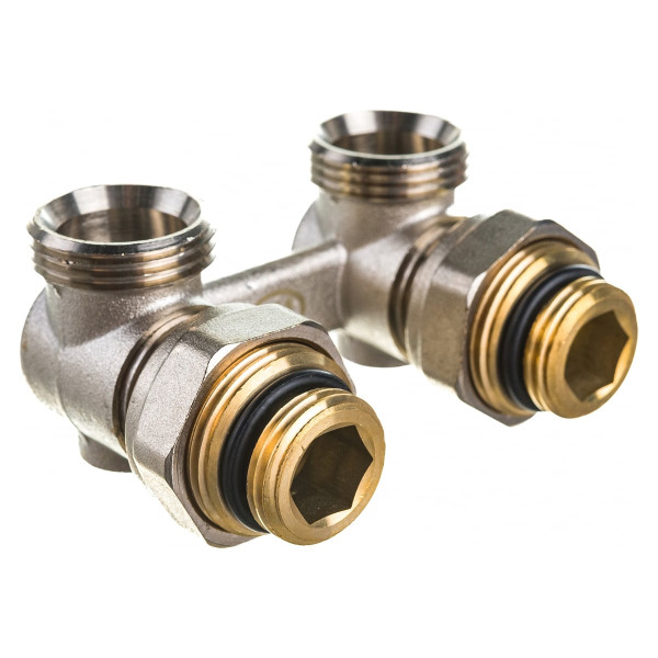 Фитинг двойной угловой со встроенным шаровым краном Kromwell (с комплектом адаптеров 1/2"*3/4") (EU.ST6014045 12_k) Фитинг двойной угловой со встроенным шаровым краном Kromwell (с комплектом адаптеров 1/2"*3/4") (EU.ST6014045 12_k)