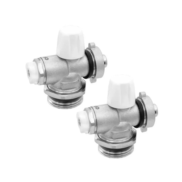 Комплект концевой для коллекторных групп 1" Vieir (с ручным воздухоотводчиком) (VR1147)