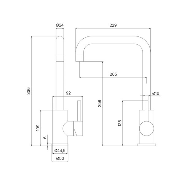 Смеситель для кухни Iddis Kitchen (K05STL0i05)