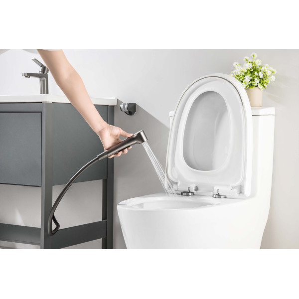 Смеситель для раковины Aquatek Лугано с гигиеническим душем оружейная сталь (AQ1712BGM) Смеситель для раковины Aquatek Лугано с гигиеническим душем оружейная сталь (AQ1712BGM)