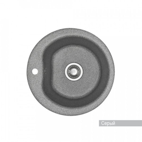 Мойка для кухни врезная Aquaton Мида 510x510x211 серый (1.A712.7.32M.D23.0)